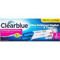 Clearblue Schwangerschaftstest Ultra FrÃ¼htest Digital von Clearblue