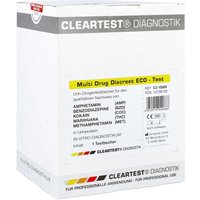 Cleartest Multi Drug Discreet Eco-test 5fach von Cleartest