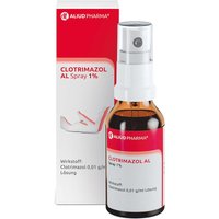 Clotrimazol AL Spray 1% bei FuÃpilz von Clotrimazol AL