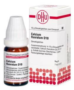 CALCIUM FLUORATUM D 10 Globuli 10 g von DHU-Arzneimittel GmbH & Co. KG