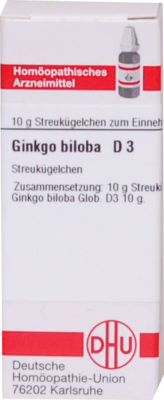 GINKGO BILOBA D 3 Globuli 10 g von DHU-Arzneimittel GmbH & Co. KG