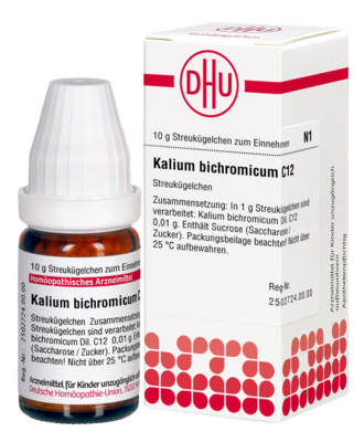 KALIUM BICHROMICUM C 12 Globuli 10 g von DHU-Arzneimittel GmbH & Co. KG