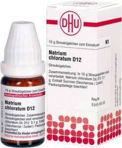 NATRIUM CHLORATUM D 12 Globuli von DHU-Arzneimittel GmbH & Co. KG