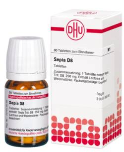 SEPIA D 8 Tabletten 80 St von DHU-Arzneimittel GmbH & Co. KG