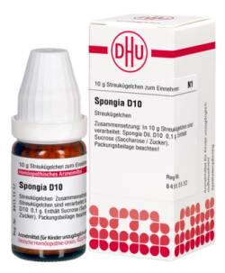 SPONGIA D 10 Globuli 10 g von DHU-Arzneimittel GmbH & Co. KG