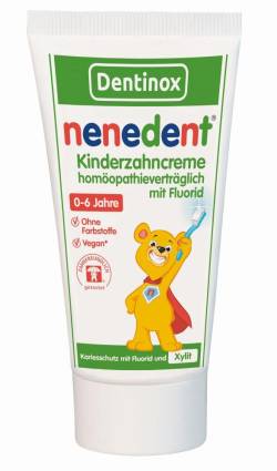 nenedent Kinderzahncreme homöopathieverträglich mit Fluorid von Dentinox Gesellschaft für pharmazeutische Präparate - Lenk & Schuppan KG