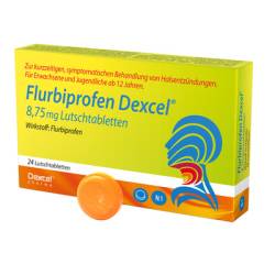 FLURBIPROFEN Dexcel bei Halsschmerzen Lutschtabletten 24 St von Dexcel Pharma GmbH
