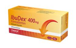 IBUDEX 400 mg Filmtabletten 50 St von Dexcel Pharma GmbH