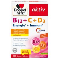 Doppelherz B12+C+D3 Depot Aktiv Tabletten von Doppelherz