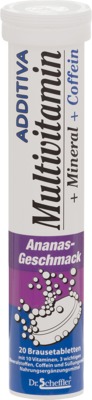 ADDITIVA Multivitamin + Mineral+ Coffein Ananasgeschmack von Dr. B. Scheffler Nachf. GmbH & Co. KG
