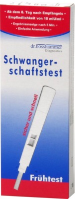 SCHWANGERSCHAFTSTEST Frühtest von Dr. Bosshammer Pharma GmbH