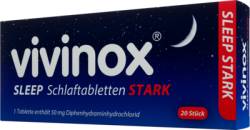 VIVINOX Sleep Schlaftabletten stark 20 St von Dr. Gerhard Mann Chem.-pharm.Fabrik GmbH