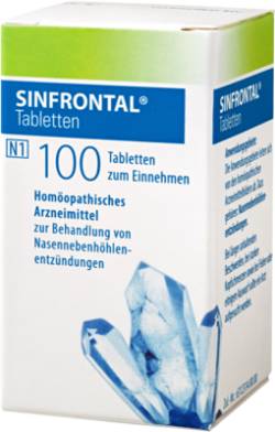 SINFRONTAL Tabletten 100 St von Dr. Gustav Klein GmbH & Co. KG