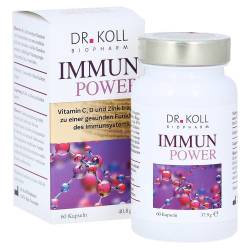 "IMMUN POWER Dr.Koll Vitamin C+Vitamin D+Zink Kaps. 60 Stück" von "Dr. Koll Biopharm GmbH"