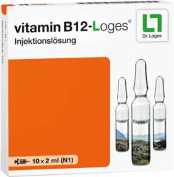 VITAMIN B12-LOGES Injektionsl�sung Ampullen 10X2 ml von Dr. Loges + Co. GmbH