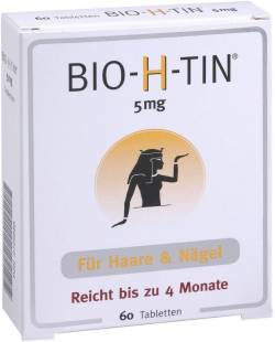 Bio - H - Tin Vitamin H 5 mg für 4 Monate 60 Tabletten von Dr. Pfleger Arzneimittel Gm