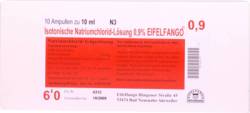 ISOTONISCHE NaCl L�sung 0,9% Eifelfango Inj.-Lsg. 10X10 ml von EIFELFANGO GmbH & Co. KG