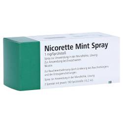 "NICORETTE Mint Spray 1 mg/Sprühstoß 2 Stück" von "EurimPharm Arzneimittel GmbH"