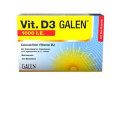 VIT. D3 GALEN 1000 I.E. Weichkapseln 100 St von GALENpharma GmbH