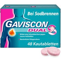 GAVISCON Dual Kautabletten mit Zweifachwirkung gegen Sodbrennen von Gaviscon
