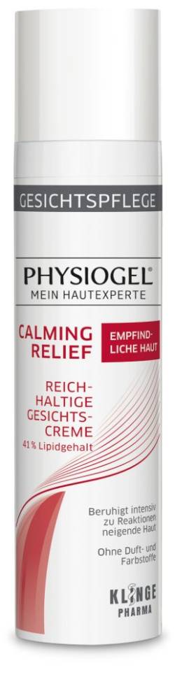 PHYSIOGEL Calming Relief Reichhaltige Gesichtscreme empfindliche Haut von Klinge Pharma GmbH