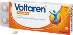 VOLTAREN Dolo 25 mg �berzogene Tabletten 10 St von GlaxoSmithKline Consumer Healthcare