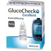 GlucoCheck Excellent Kontrolllösung (niedrig) für das Excellent Messgerät von GlucoCheck