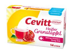 CEVITT immun heißer Granatapfel zuckerfrei Gran. 14 St von HERMES Arzneimittel GmbH