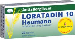 LORATADIN 10 Heumann Tabletten 20 St von HEUMANN PHARMA GmbH & Co. Generica KG