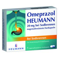 OMEPRAZOL Heumann 20 mg b.Sodbr.magensaftr.Hartk. 7 St von HEUMANN PHARMA GmbH & Co. Generica KG