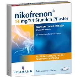 nikofrenon 14 mg/24 Stunden Pflaster, 14 St von HEUMANN PHARMA GmbH & Co. Generica KG