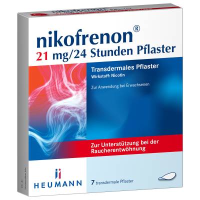 nikofrenon 21 mg/24 Stunden Pflaster, 7 St von HEUMANN PHARMA GmbH & Co. Generica KG