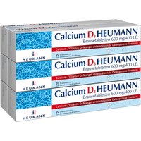 Calcium D3 Heumann Brausetabletten 600 mg/400 I.e. von HEUMANN