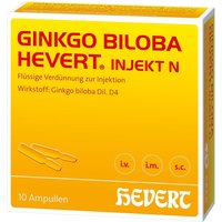 Ginkgo Biloba Hevert injekt N Ampullen von HEVERT