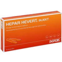 Hepar Hevert injekt Ampullen von HEVERT