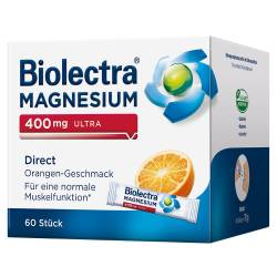 "BIOLECTRA Magnesium 400 mg ultra Direct Orange 60 Stück" von "Hermes Arzneimittel GmbH"