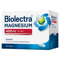 "Biolectra Magnesium 400 mg ultra Kapseln 100 Stück" von "Hermes Arzneimittel GmbH"