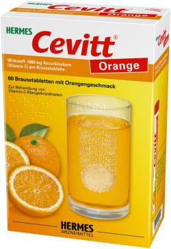 HERMES Cevitt Orange Brausetabletten 60 St Brausetabletten von Hermes Arzneimittel GmbH