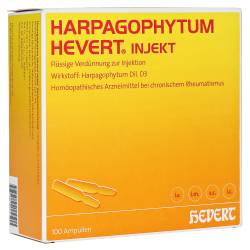 "HARPAGOPHYTUM HEVERT injekt Ampullen 100 Stück" von "Hevert-Arzneimittel GmbH & Co. KG"