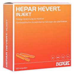 "HEPAR HEVERT injekt Ampullen 100x2 Milliliter" von "Hevert-Arzneimittel GmbH & Co. KG"
