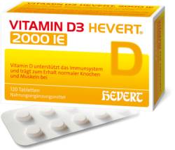 VITAMIN D3 HEVERT 2.000 I.E. Tabletten 14.4 g von Hevert-Arzneimittel GmbH & Co. KG
