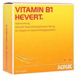 "Vitamin B1-Hevert Ampullen 100 Stück" von "Hevert-Arzneimittel GmbH & Co. KG"