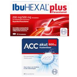 ACC akut Hustenlöser & IbuHEXAL plus Paracetamol von Hexal AG