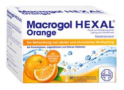 MACROGOL HEXAL Orange Plv.z.Her.e.Lsg.z.Einn.Btl. 20 St von Hexal AG