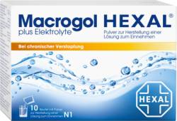 MACROGOL HEXAL plus Elektrolyte Plv.z.H.e.L.z.E. 10 St von Hexal AG