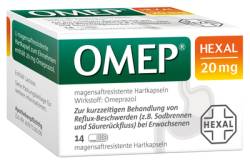 OMEP HEXAL 20 mg magensaftresistente Hartkapseln 14 St von Hexal AG