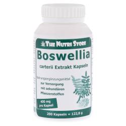 "BOSWELLIA CARTERII 400 mg Extrakt veget.Kapseln 200 Stück" von "Hirundo Products"