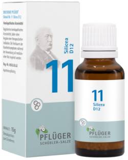 BIOCHEMIE Pfl�ger 11 Silicea D 12 Globuli 15 g von Hom�opathisches Laboratorium Alexander Pfl�ger GmbH & Co. KG