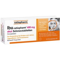 IBU ratiopharm 400 akut Schmerztabletten von IBU ratiopharm