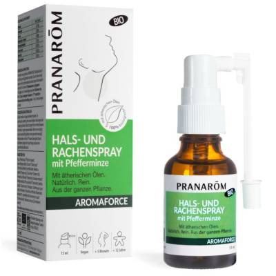 PRANAROM HALS- UND RACHENSPRAY mit Pfefferminze von Inula Deutschland GmbH